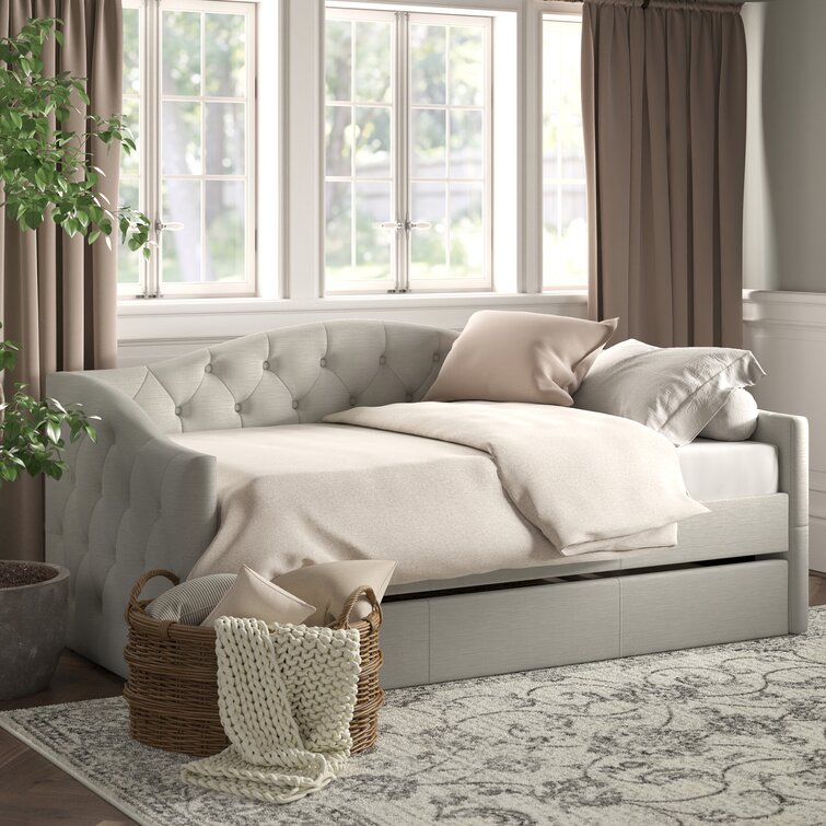 Grey on sale trundle daybed